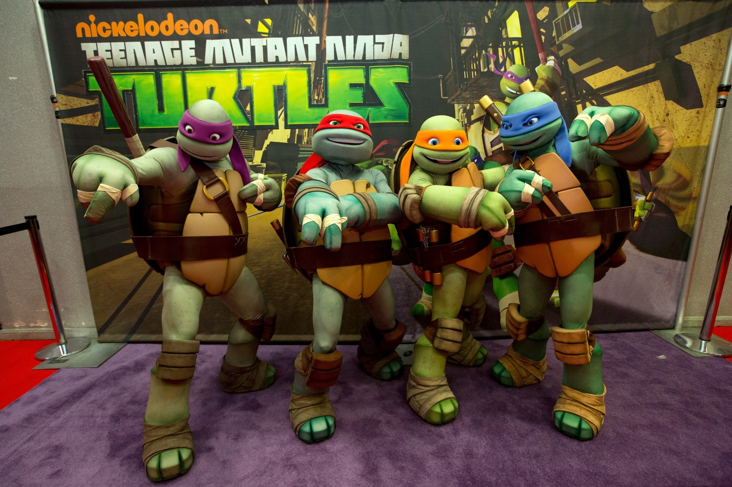 Nickelodeon's Teenage Mutant Ninja Turtles Emerge At NY Comic Con 2012