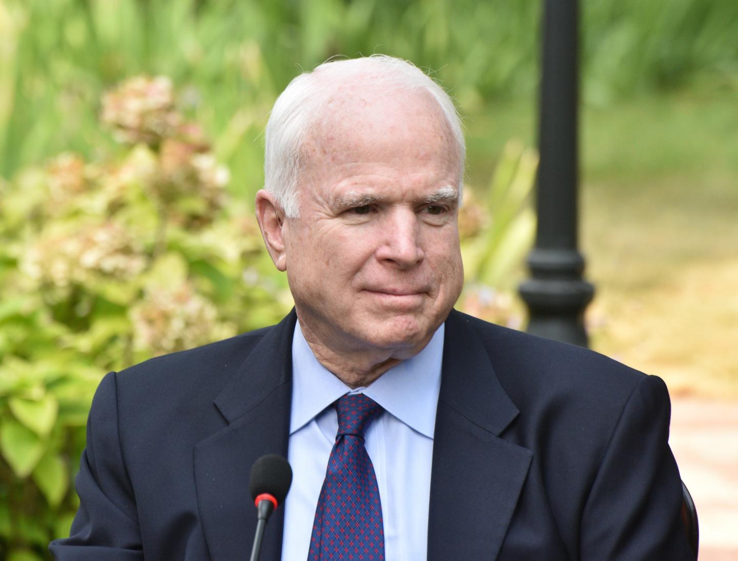 Senate Armed Services Committee Chairman Sen. John McCain in Ukraine