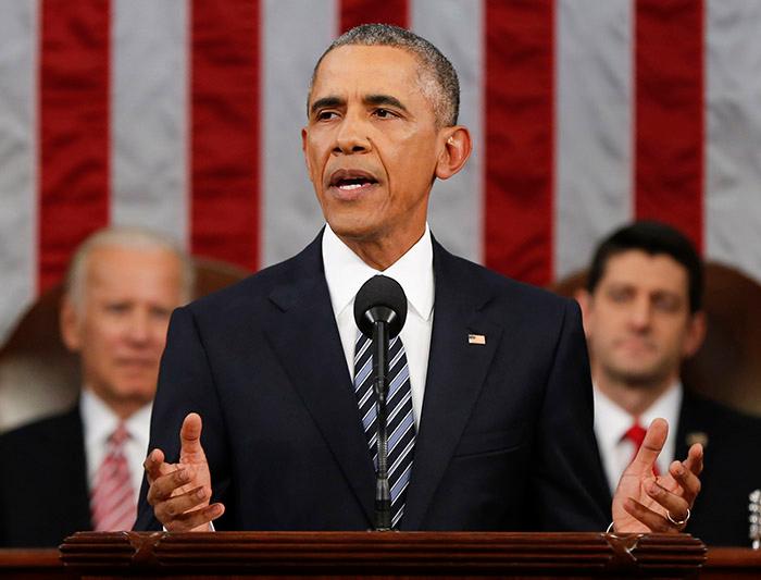 President Obama Delivers His Last State Of The Union Address To Joint Session Of Congress