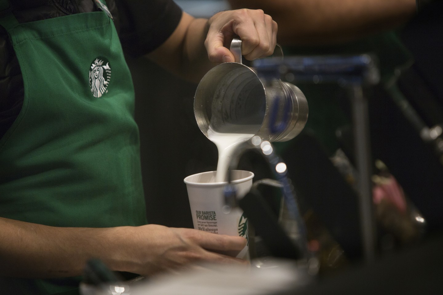 Inside A Starbucks Corp. Location Ahead Of Earnings Figures