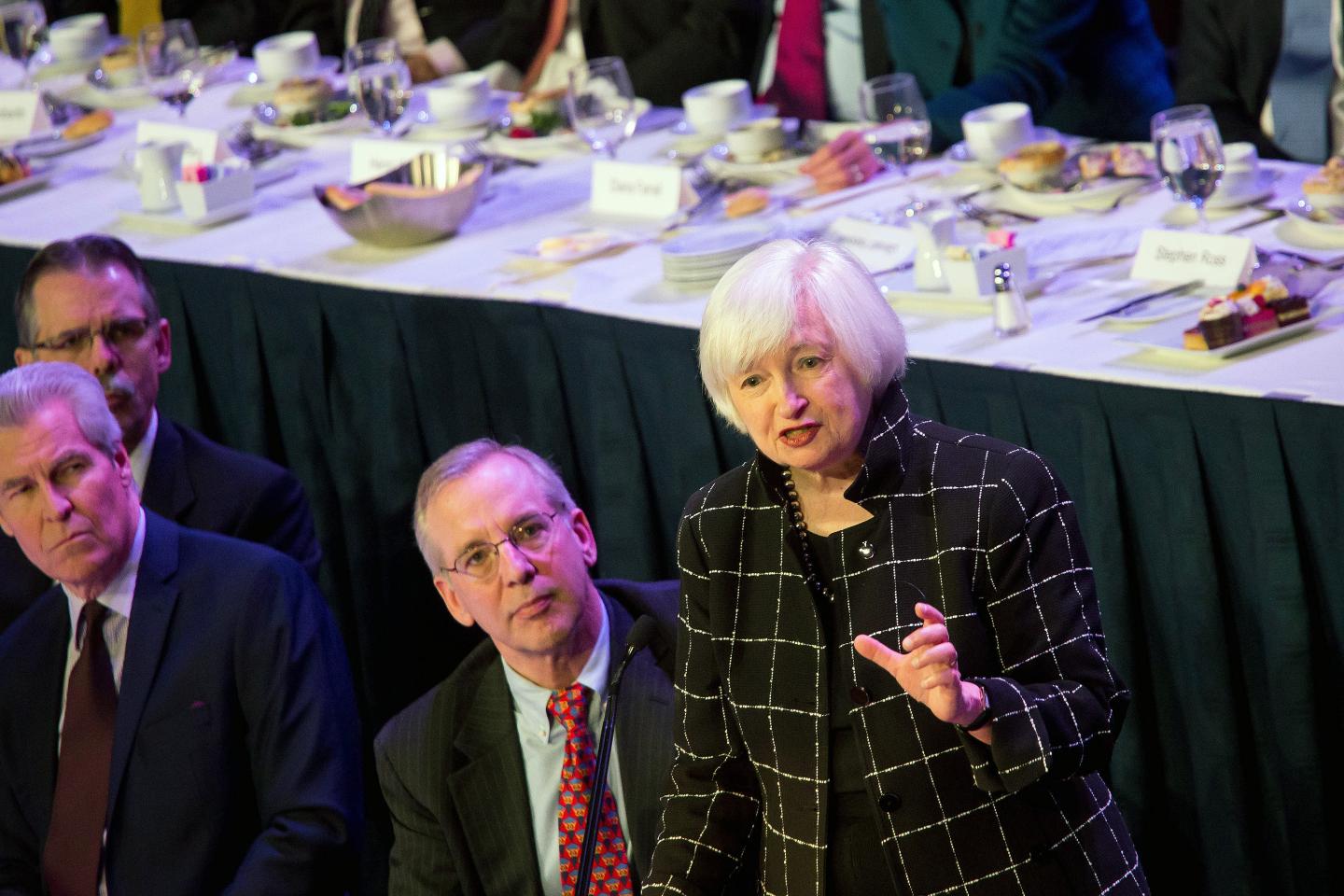 Federal Reserve Chair Janet Yellen Speaks To The Economic Club Of New York