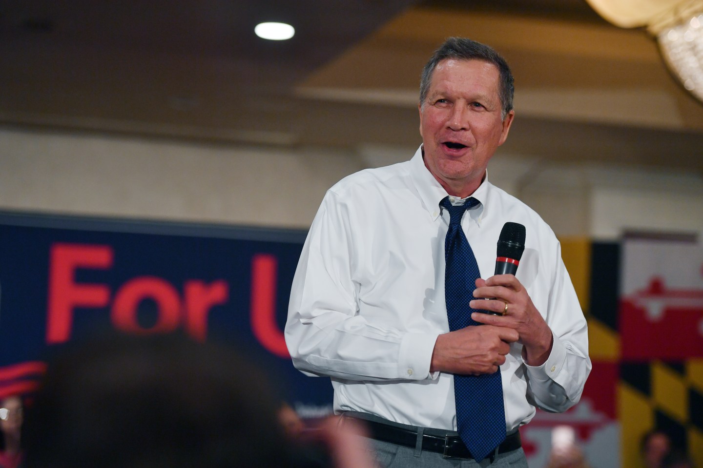 Ohio Governor and presidential candidate John Kasich