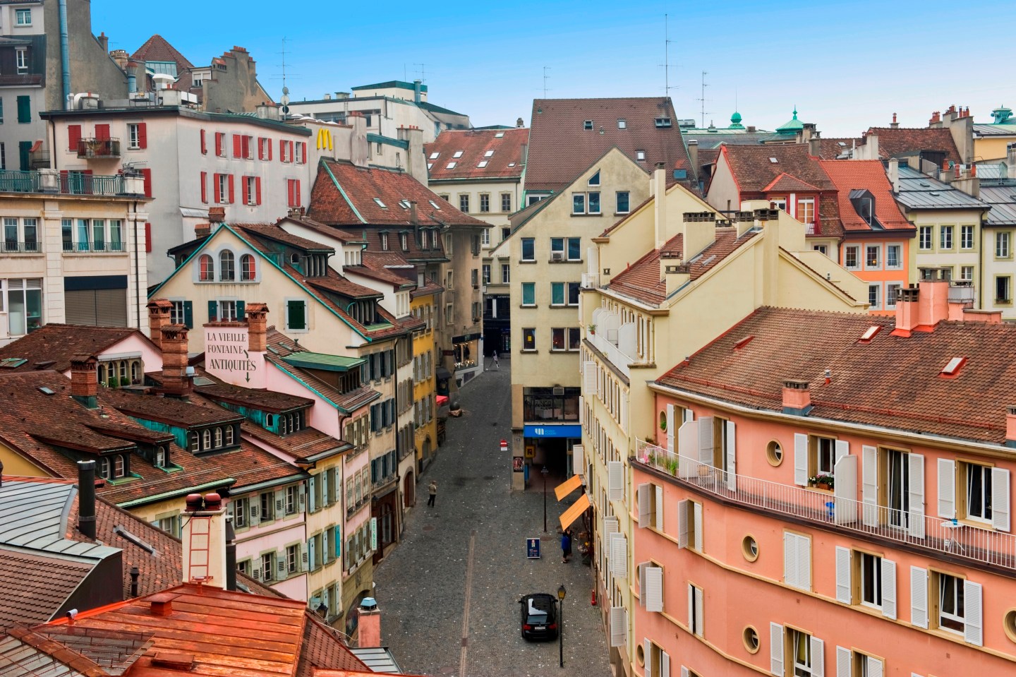 Old Town. Lausanne. Switzerland