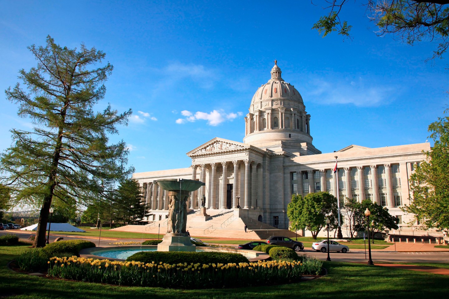 Missouri state capitol building in Jefferson City