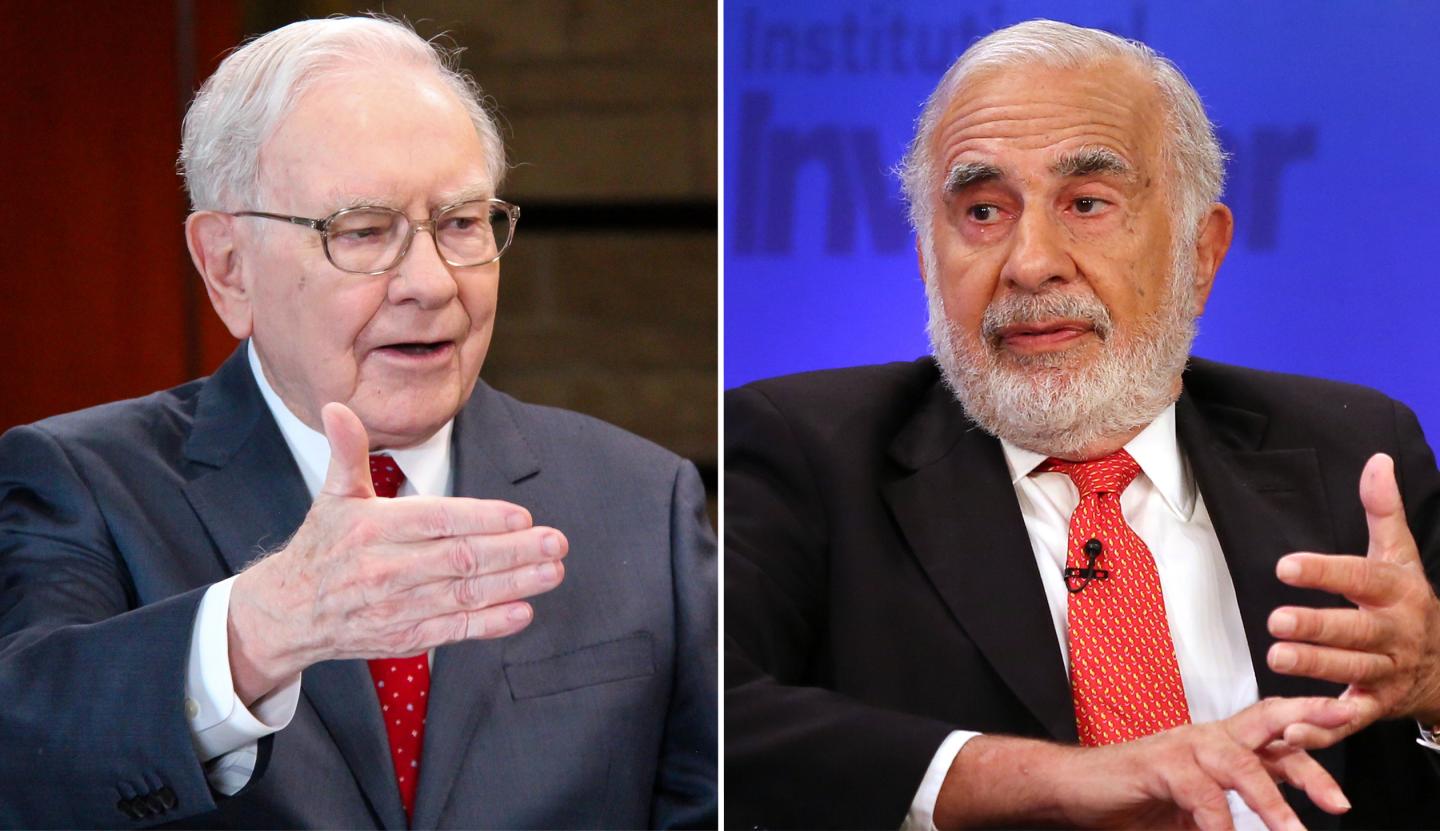 Carl Icahn and Warren Buffett Battle Over the Market’s ‘Day of Reckoning’