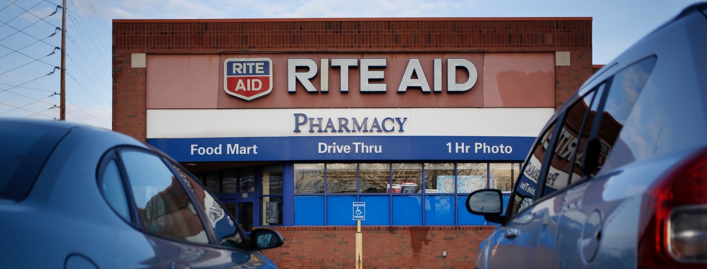 A Rite Aid Corp. Store As  Earnings Figures Are Released