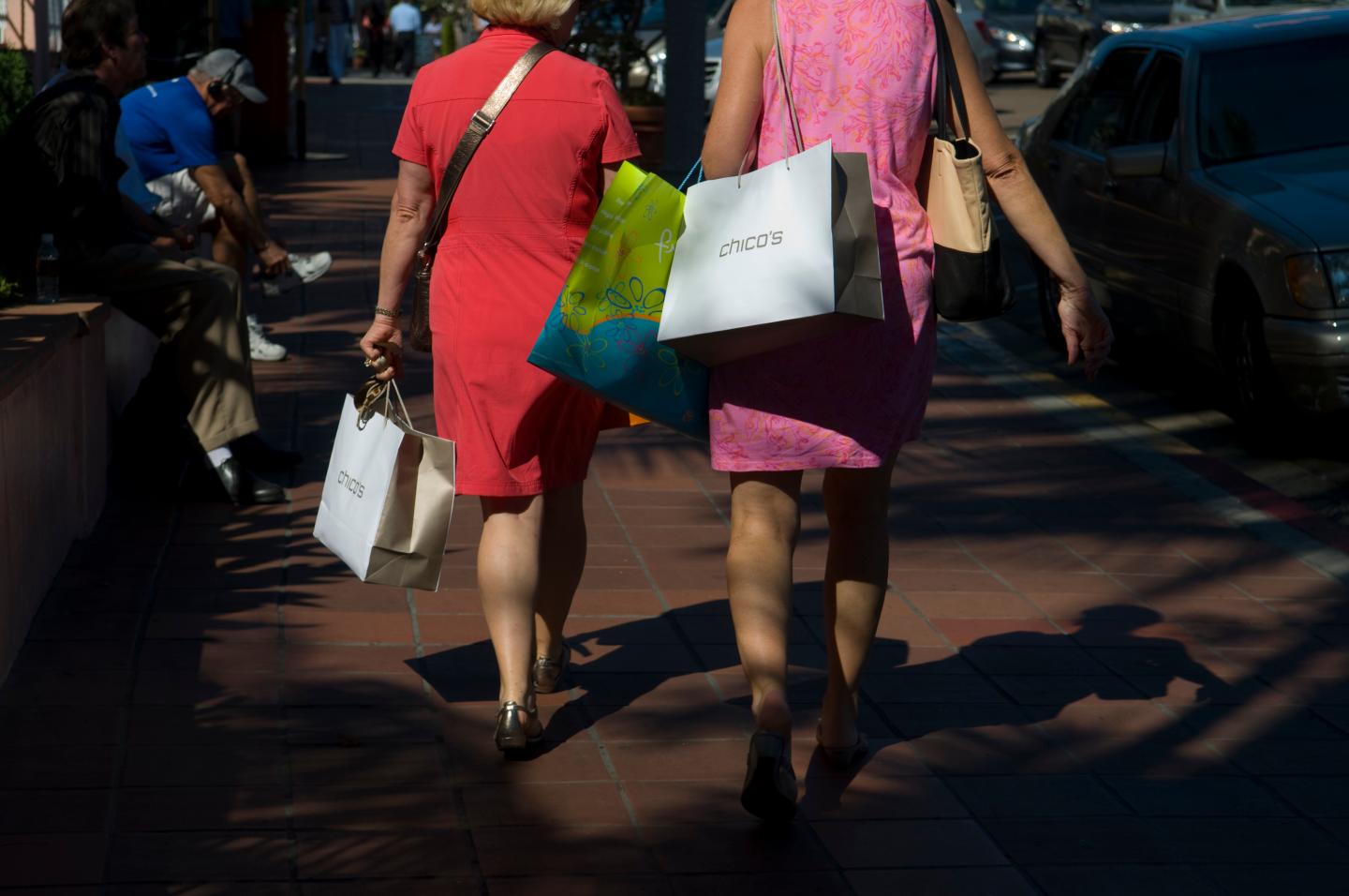 General Views Of Shoppers In La Jolla Ahead Of Consumer Confidence Data