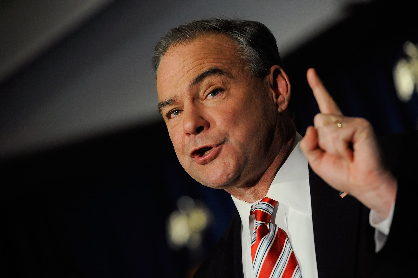 Democratic Senate Candidate Tim Kaine Holds Election Night Event In Virginia