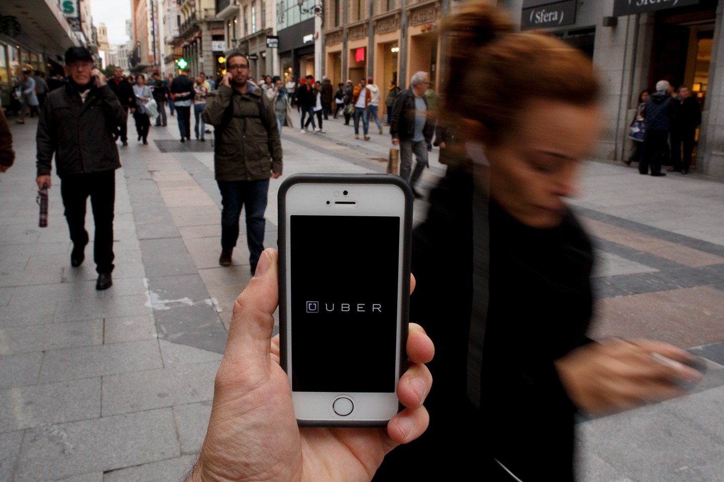 Uber Taxi App In Madrid