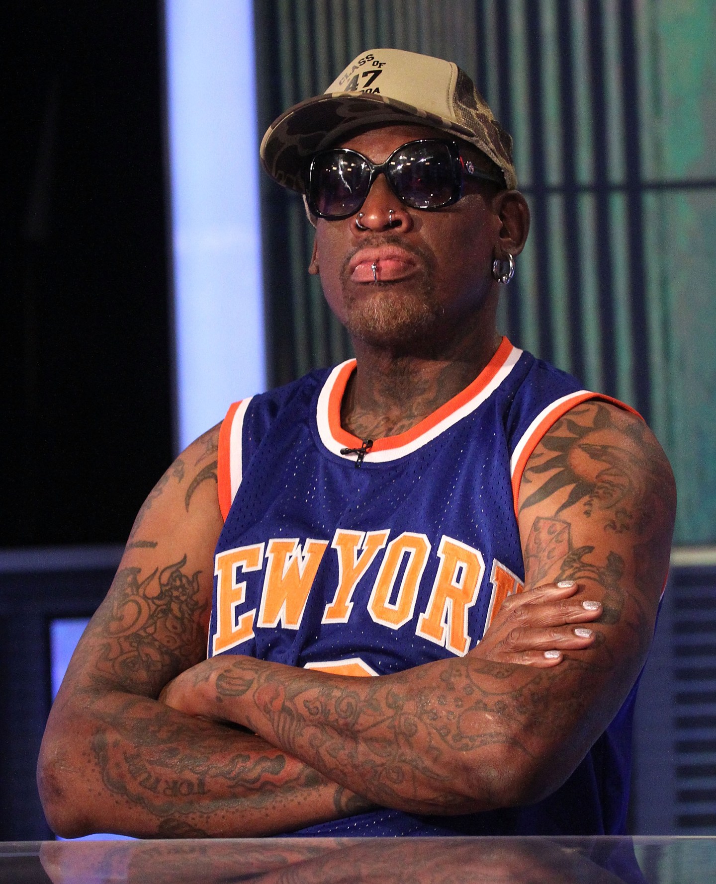 Dennis Rodman Visits The FOX Business Network