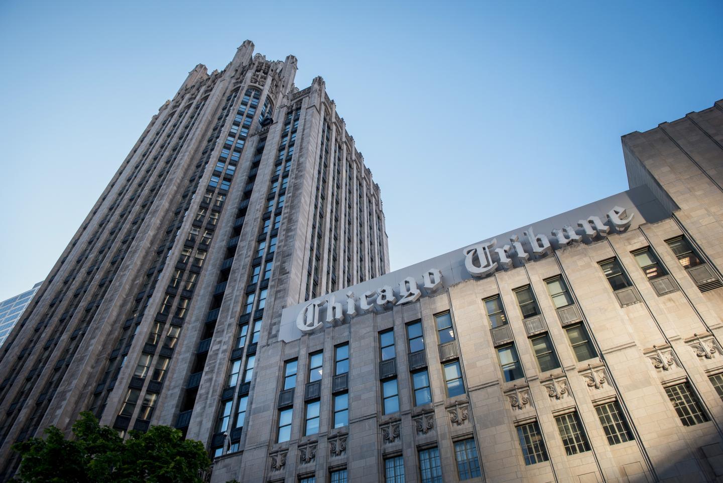The Chicago Tribune Building Ahead Of Tribune Media Co. Earnings Figures