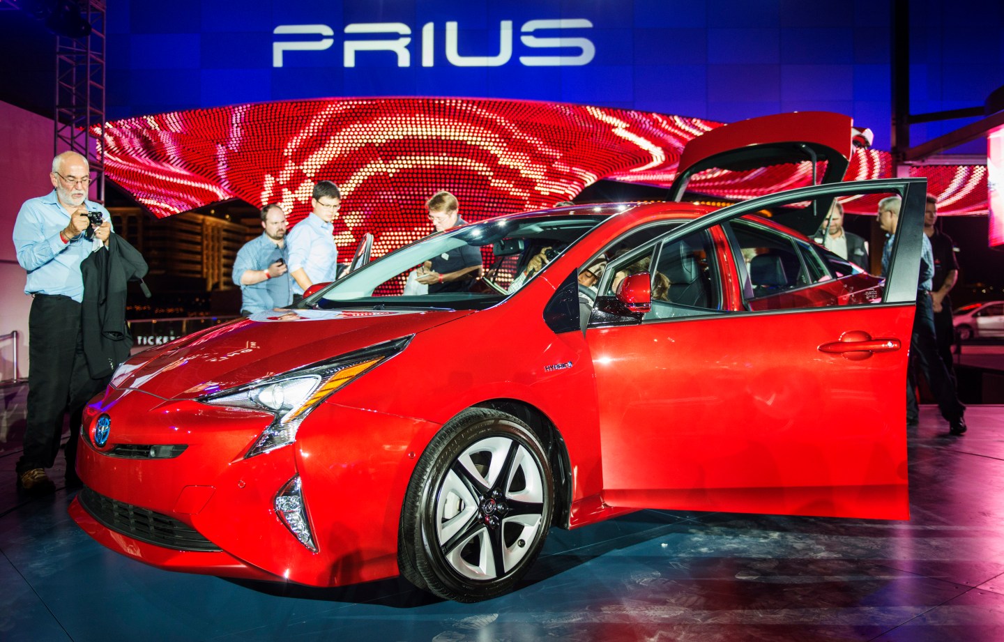 World Premiere Of The 2016 Toyota Motor Corp. Prius