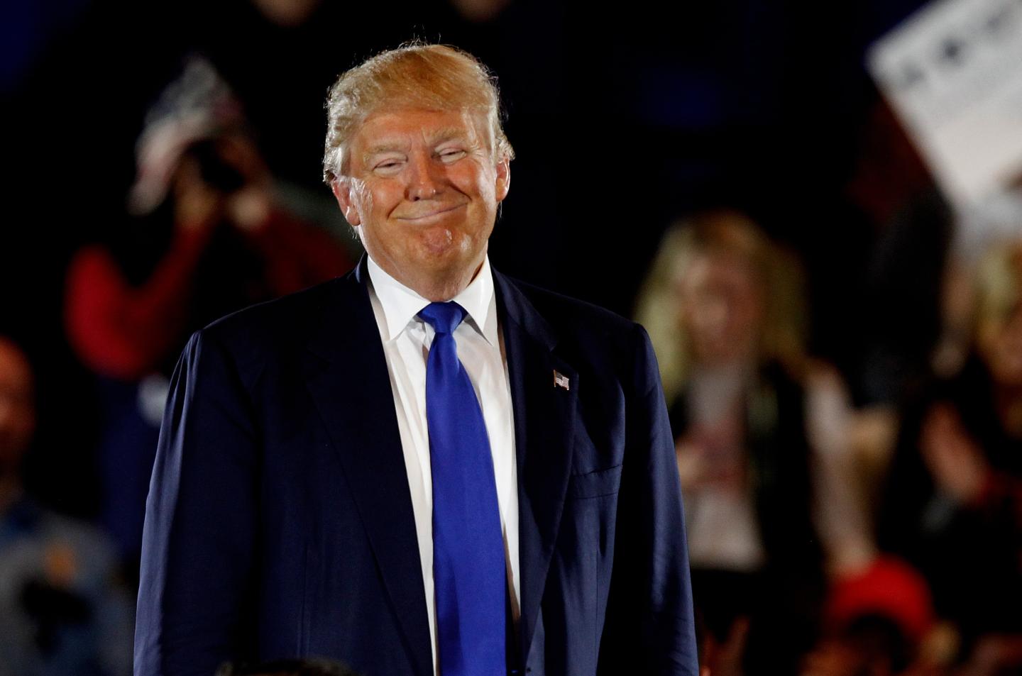 Donald Trump Holds Campaign Rally in Cincinnati Ahead Of Ohio Primary