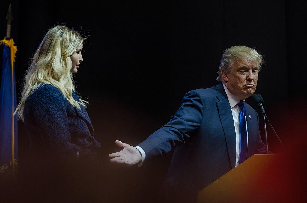Donald Trump in Manchester, New Hampshire