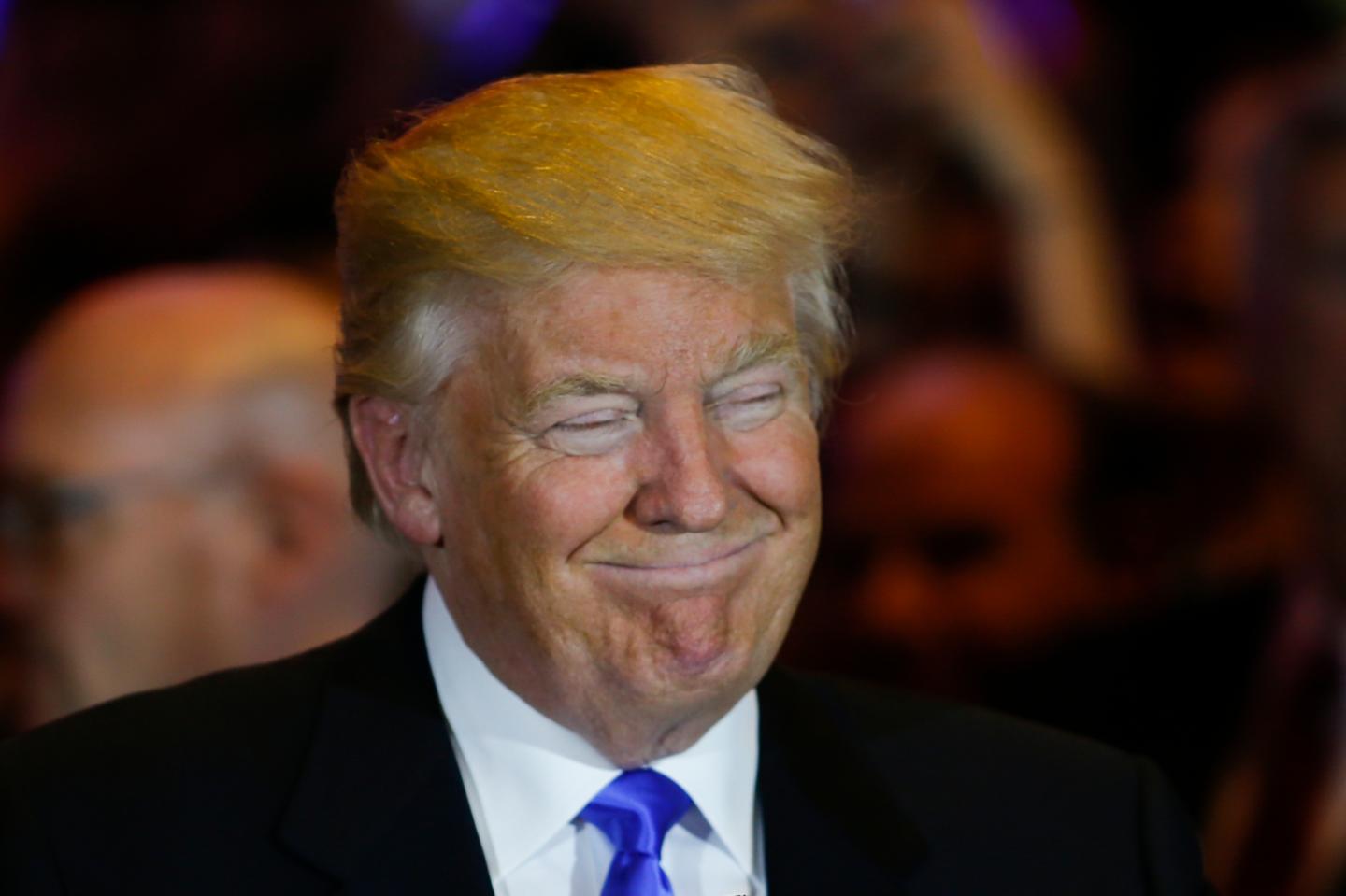 GOP Presidential Candidate Donald Trump Holds Indiana Primary Night Gathering In New York