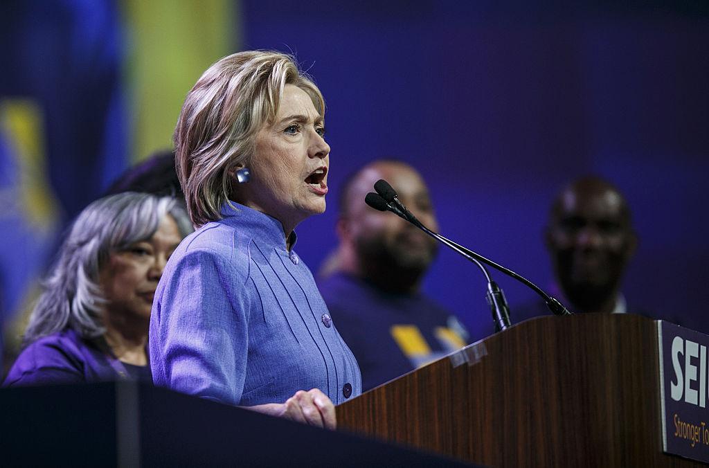 Presidential Candidate Hillary Clinton Speaks At The SEIU 2016 International Convention
