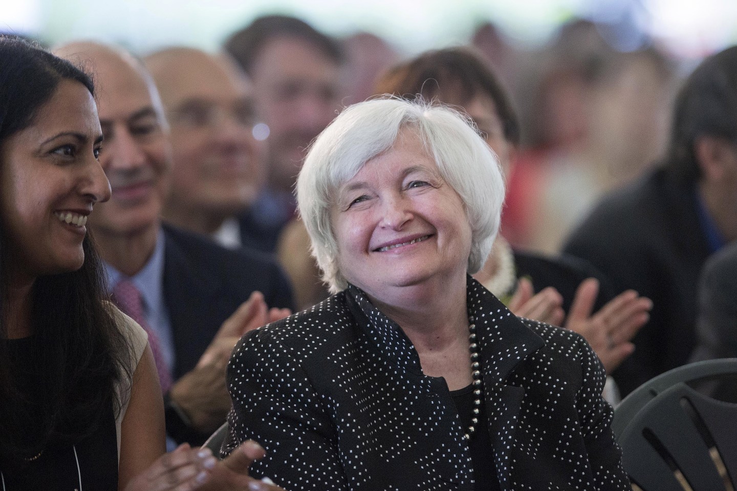 Federal Reserve Chair Janet Yellen Speaks At Harvard's Radcliffe Day