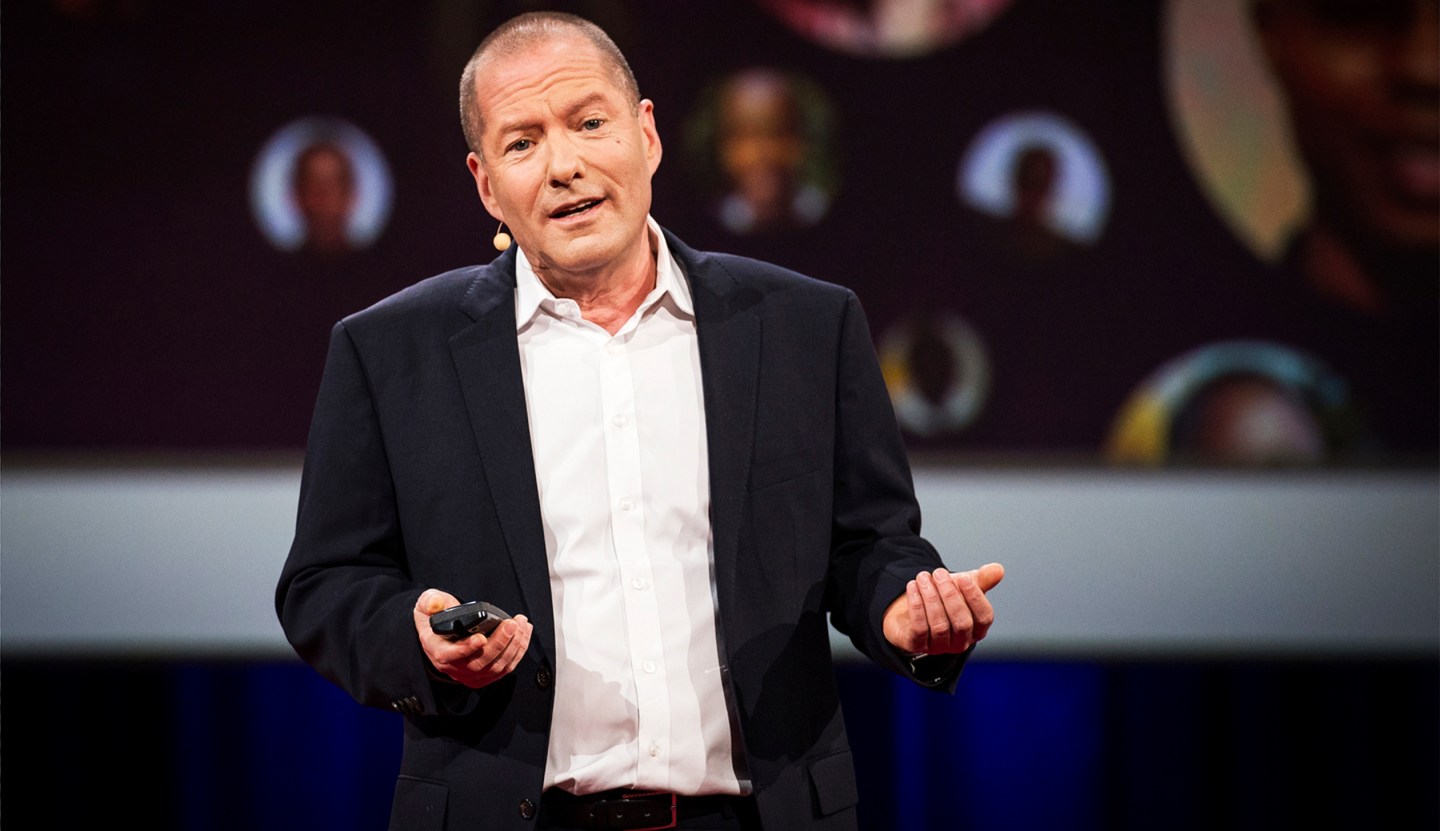 Shai Reshef on stage at TED2014, The Next Chapter, Session 12 - Onward, March 17-21, 2014, Vancouver Convention Center, Vancouver, Canada. Photo: James Duncan Davidson