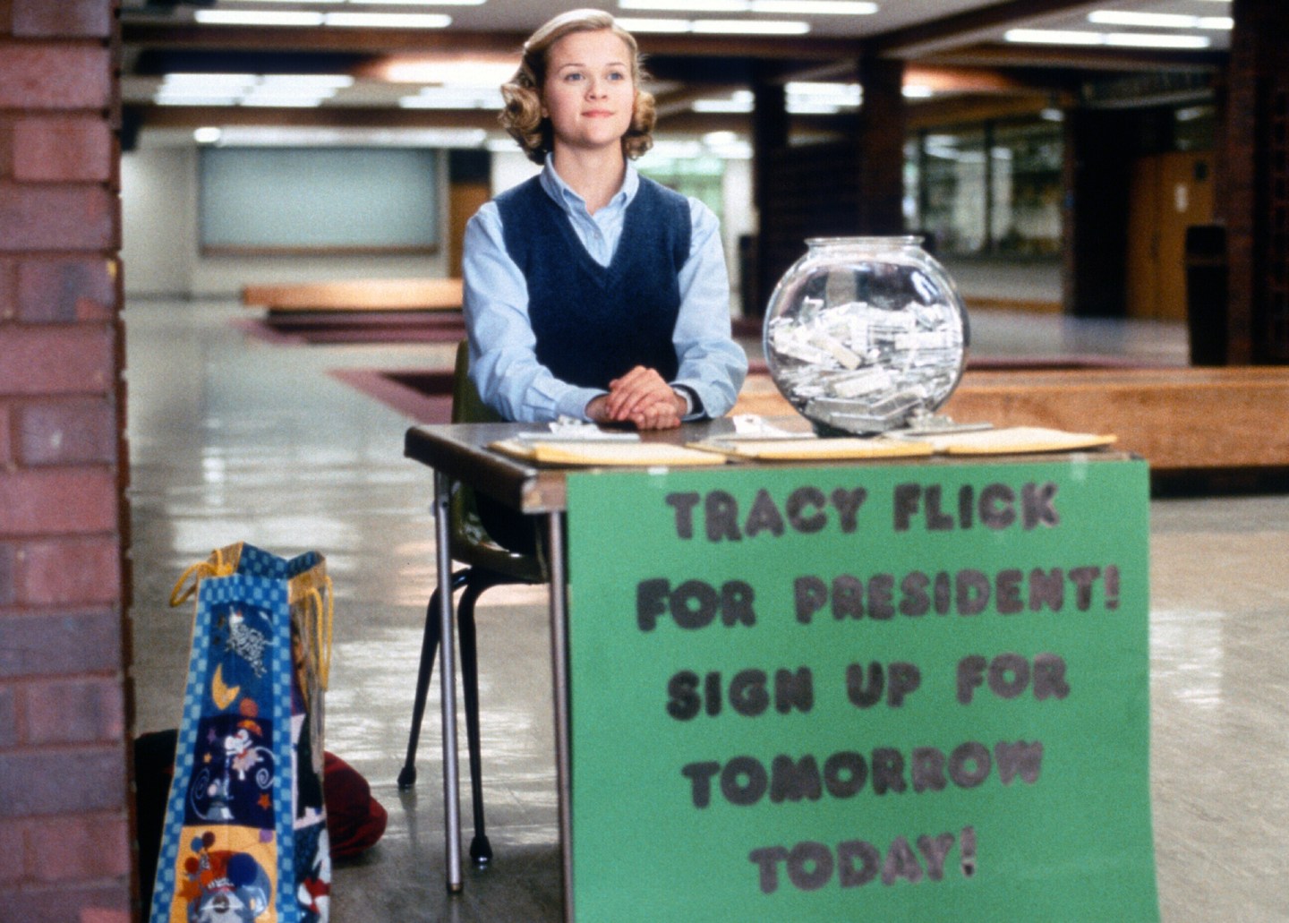Election (1999)Directed by Alexander PayneShown: Reese Witherspoon (as Tracy Enid Flick)