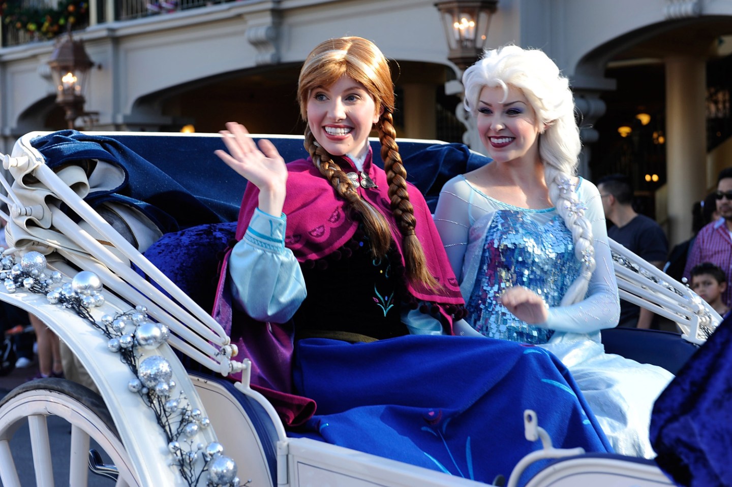 Anna and Elsa star in the new Frozen Ever After attraction at Walt Disney World&#8217;s Epcot theme park.