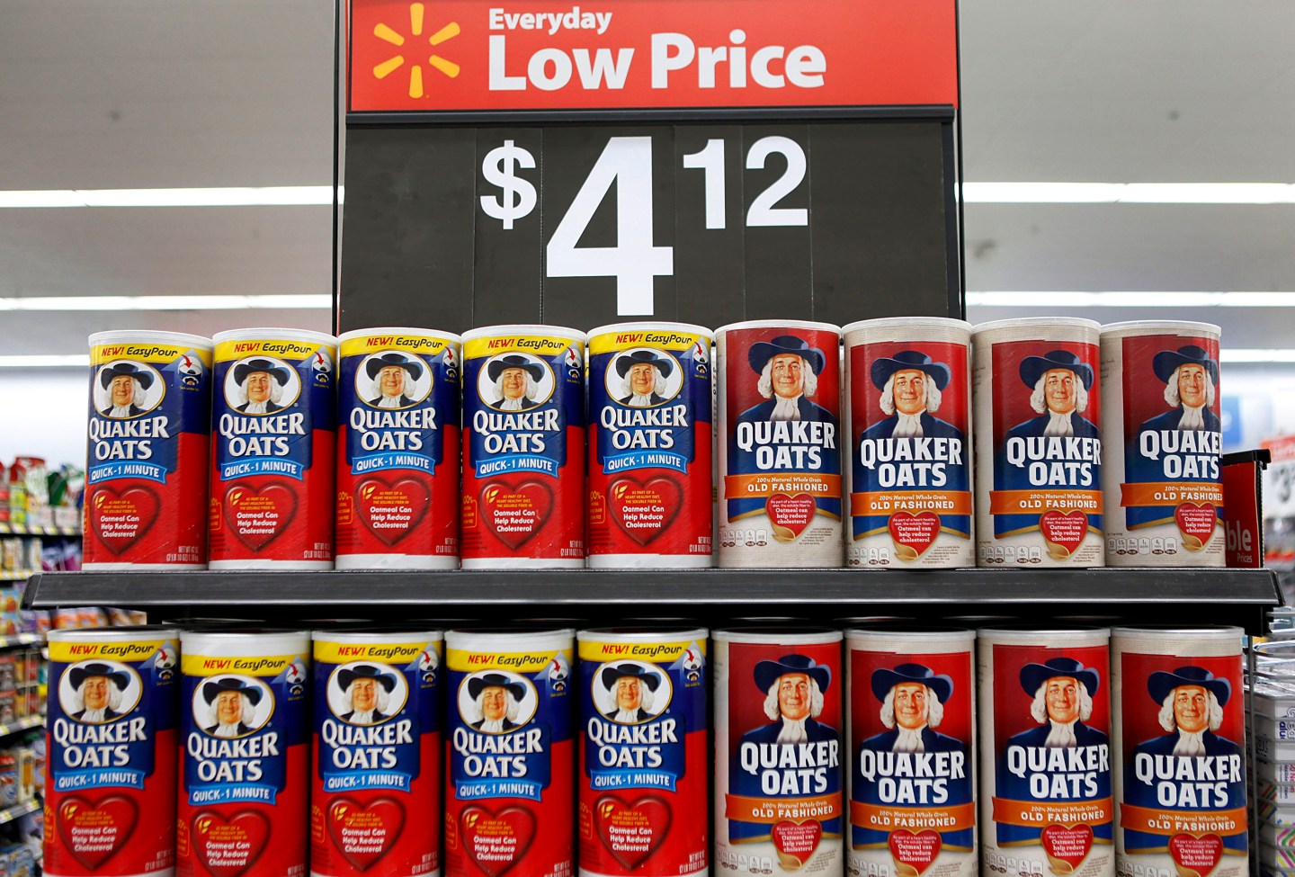 Grand Opening At A New Wal-Mart Store