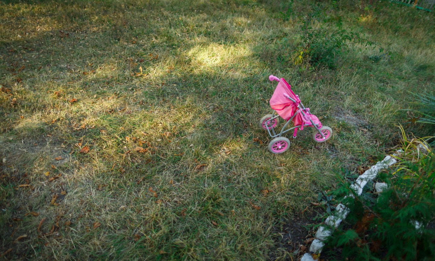 Doll Carriage Left Behind