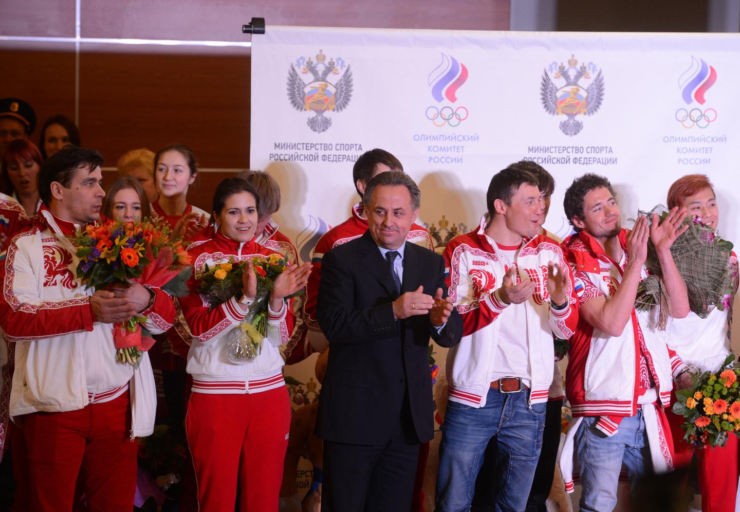 Welcome Ceremony for the Russias national Olympic team