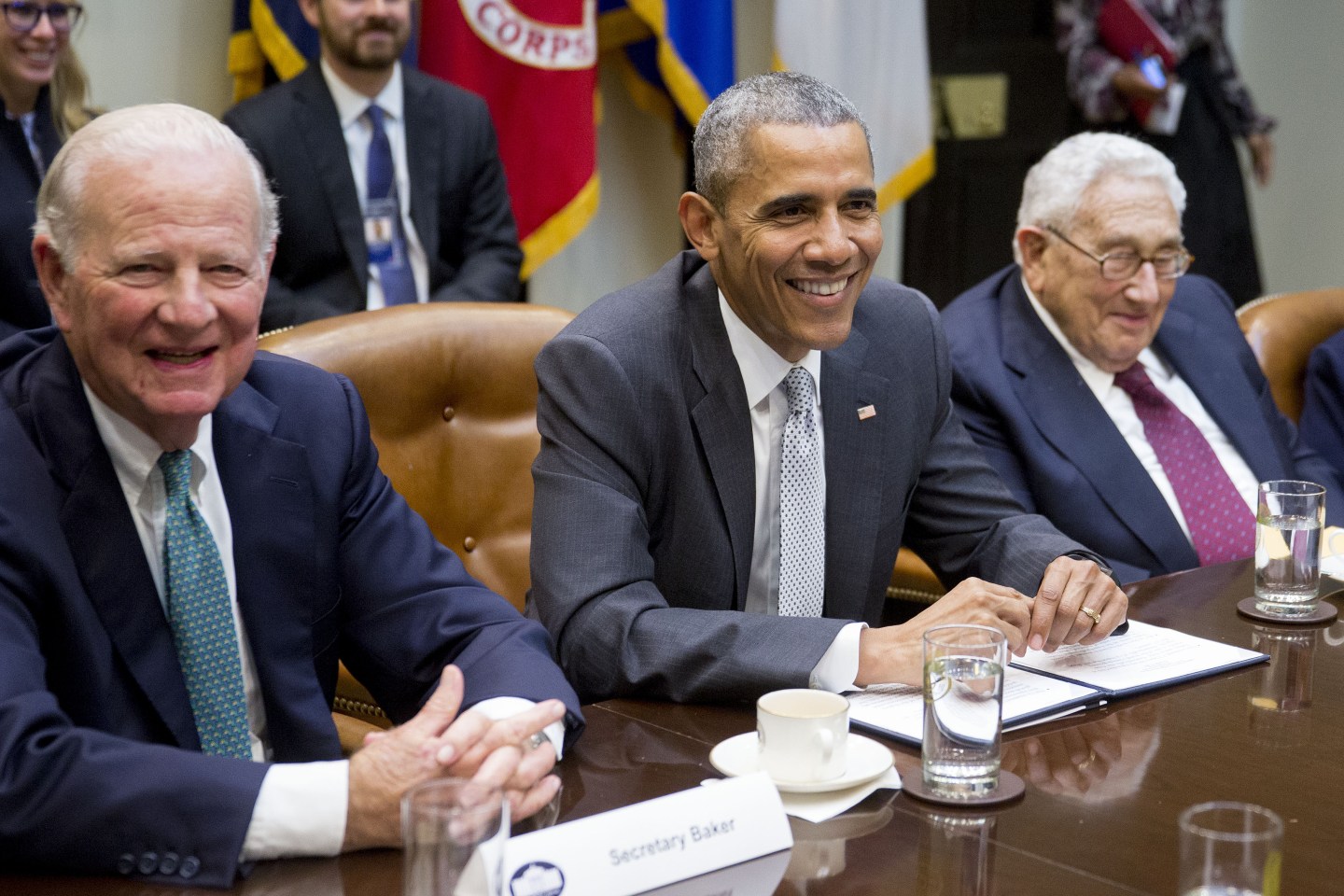President Barack Obama Meets With National Security Leaders To Discuss The Trans-Pacific Partnership
