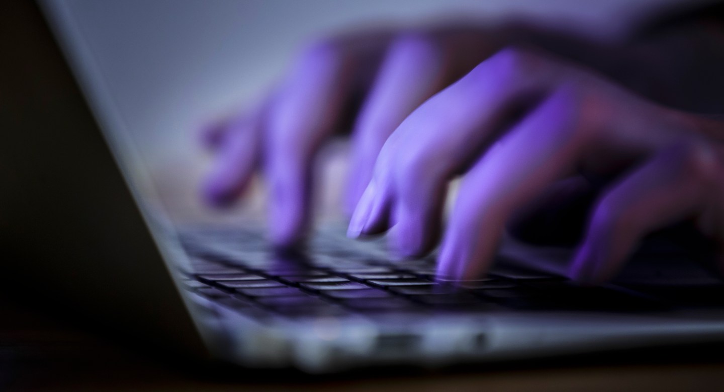 Hands On Computer Keyboard