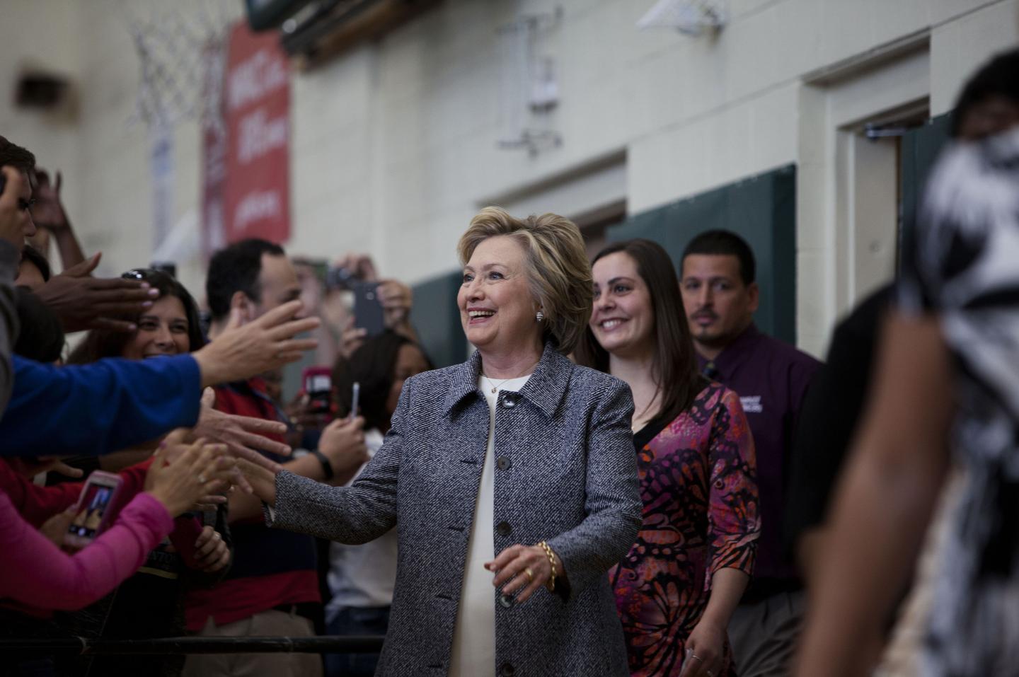 Presidential Candidate Hillary Clinton Holds Connecticut Campaign Rally