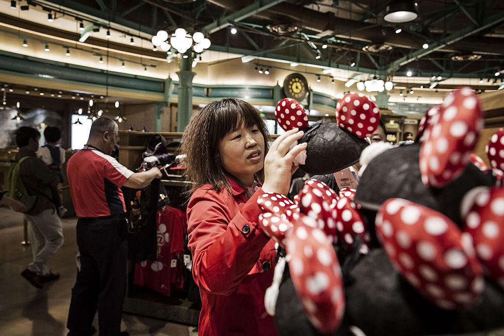 Views Of Disneytown Retail Area And Subway Station Ahead Of Shanghai Disneyland Opening Next Month