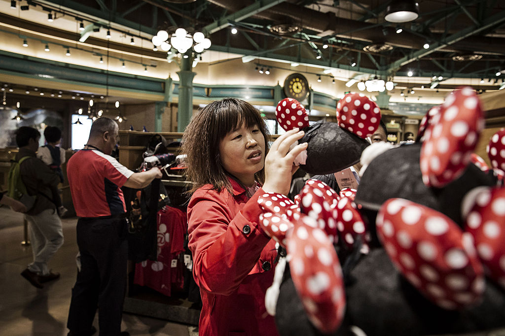 Views Of Disneytown Retail Area And Subway Station Ahead Of Shanghai Disneyland Opening Next Month