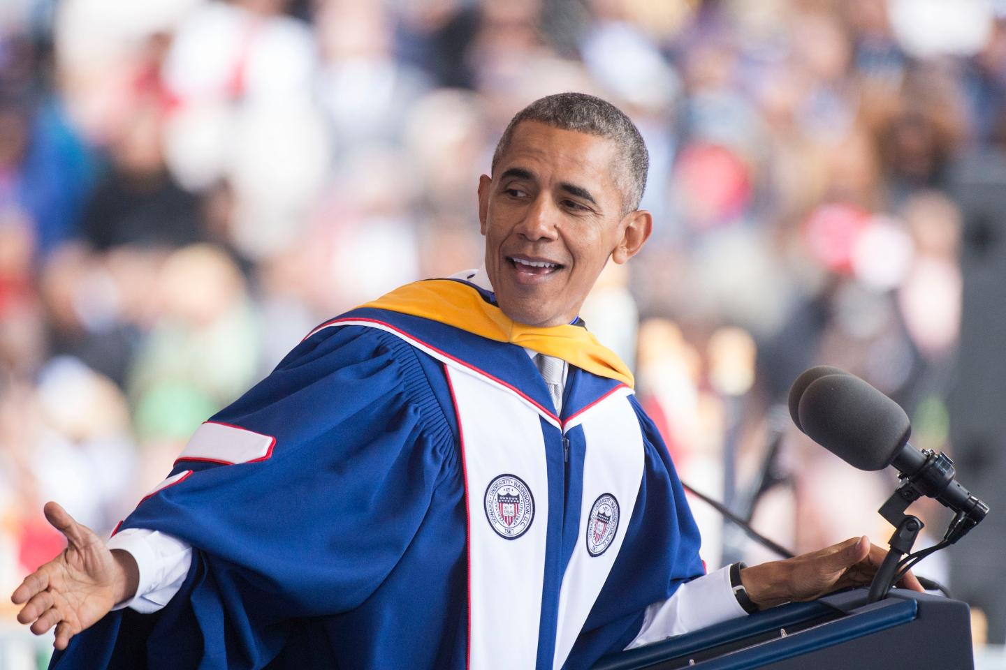 President Obama at Howard University Graduation