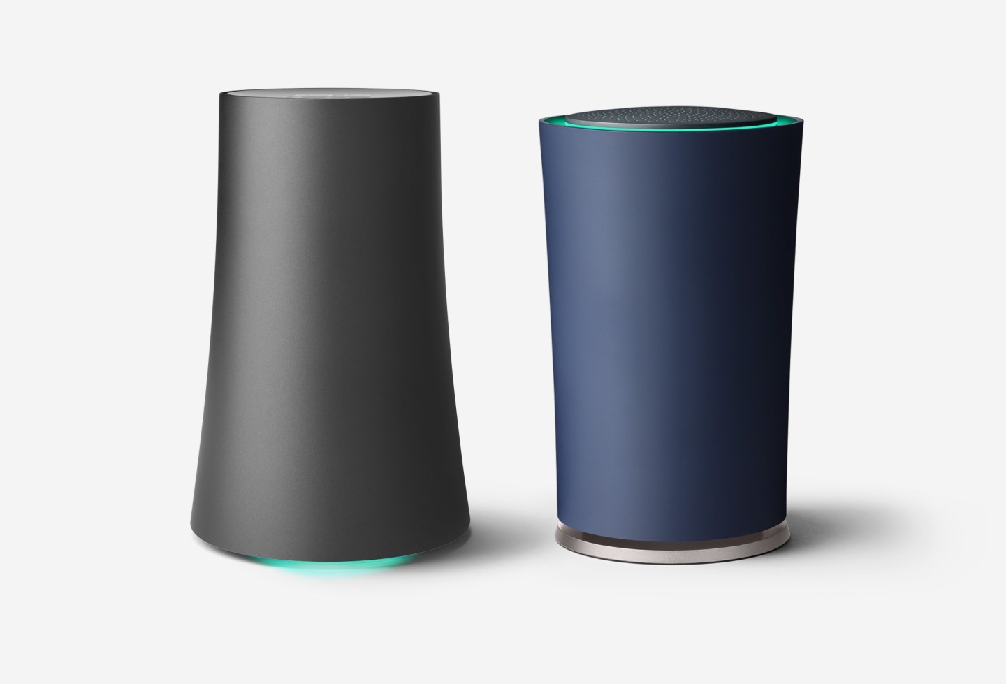 Two versions of Google's OnHub router
