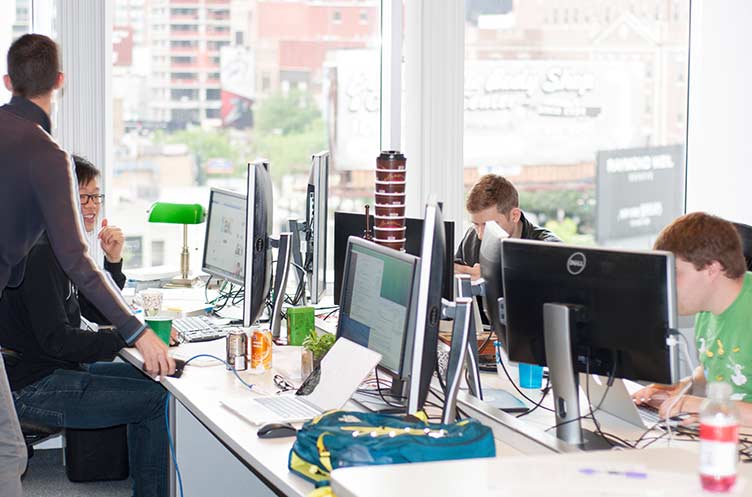 Offices of Chicago lending startup Avant.