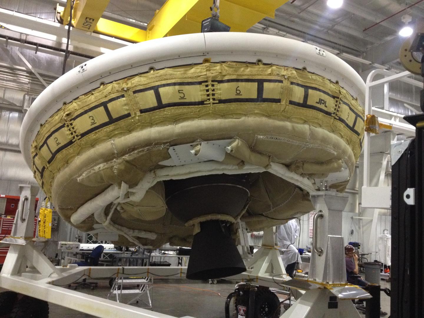 NASA LDSD space landing craft