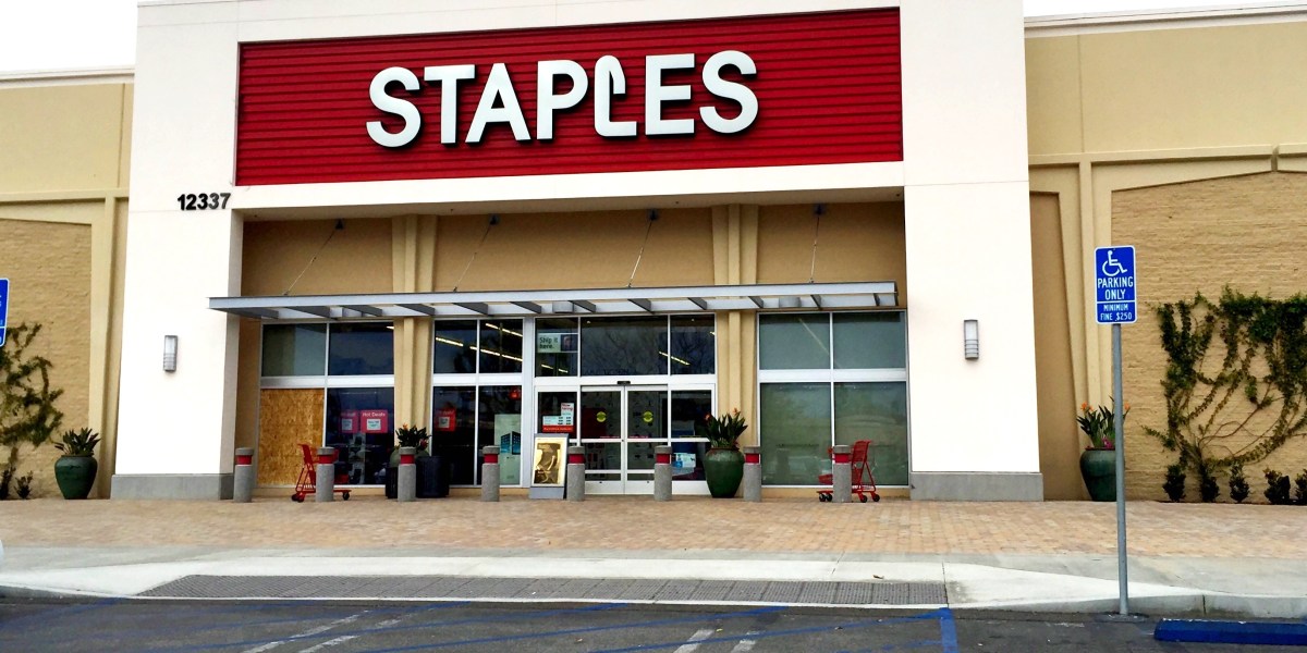 Staples Closing Another 70 Stores as North American Sales Sink Fortune