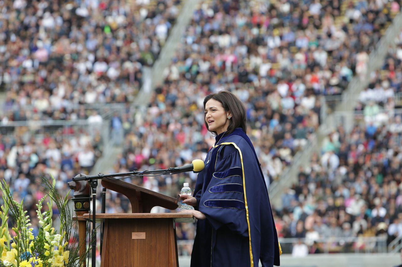 Transcript: Sheryl Sandberg at the University of California at Berkeley 2016 Commencement