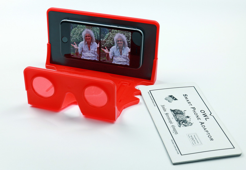 Brian May's London Stereoscopic Company's Owl VR Smart Phone Kit