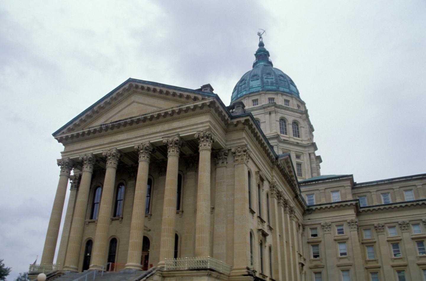 Kansas, Topeka, Kansas State Capitol Building.