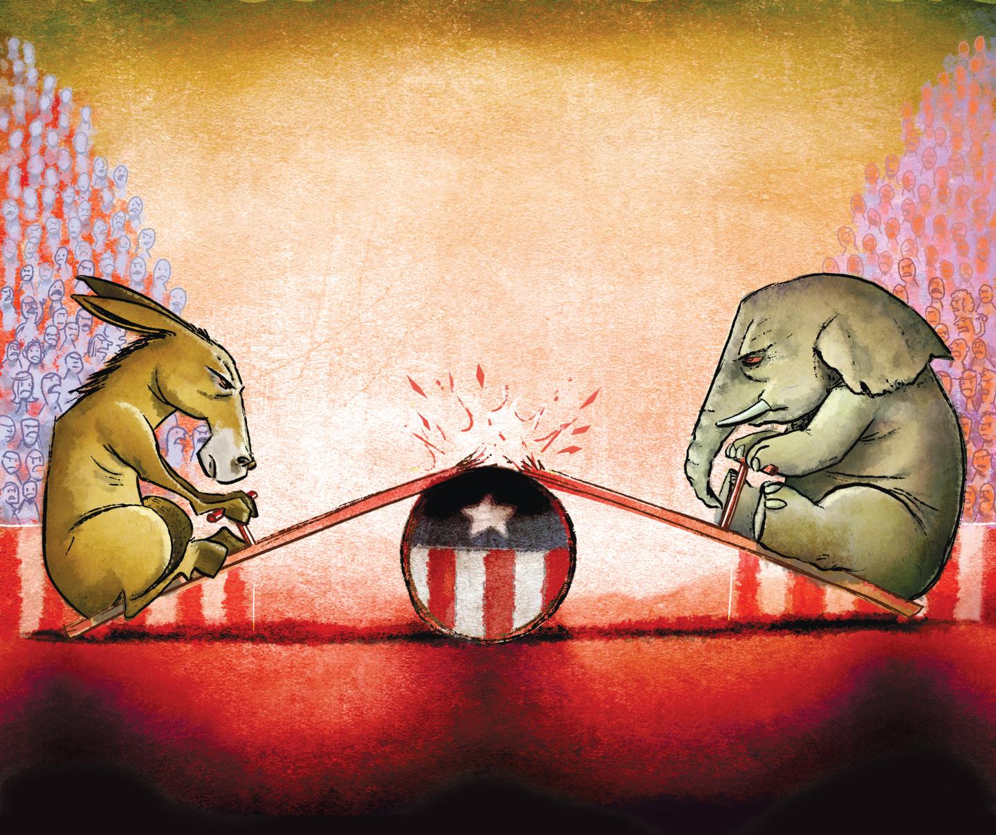 ILLUSTRATION: Election Battle