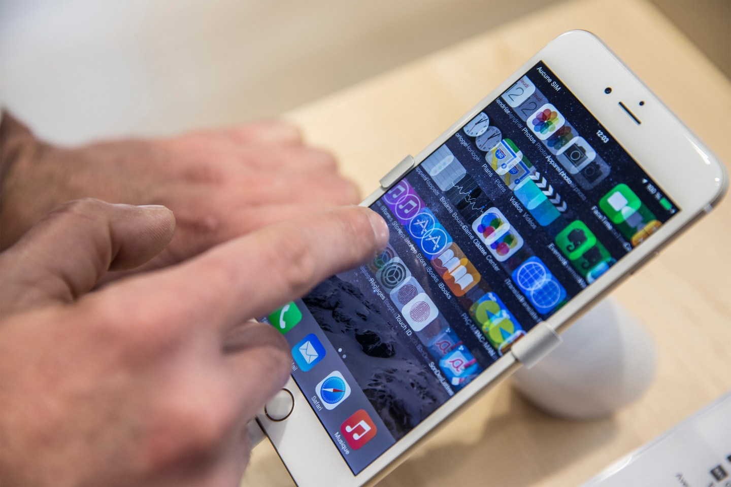 Inside An Orange SA Mobile Phone Store