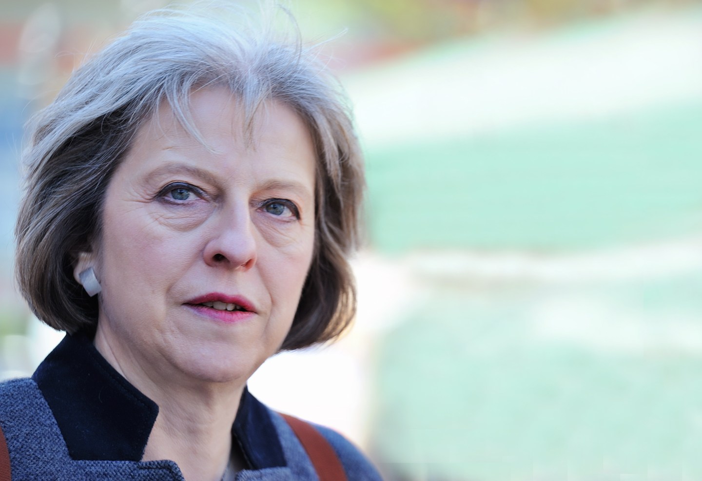 Home Secretary Theresa May Campaigns In Yeovil