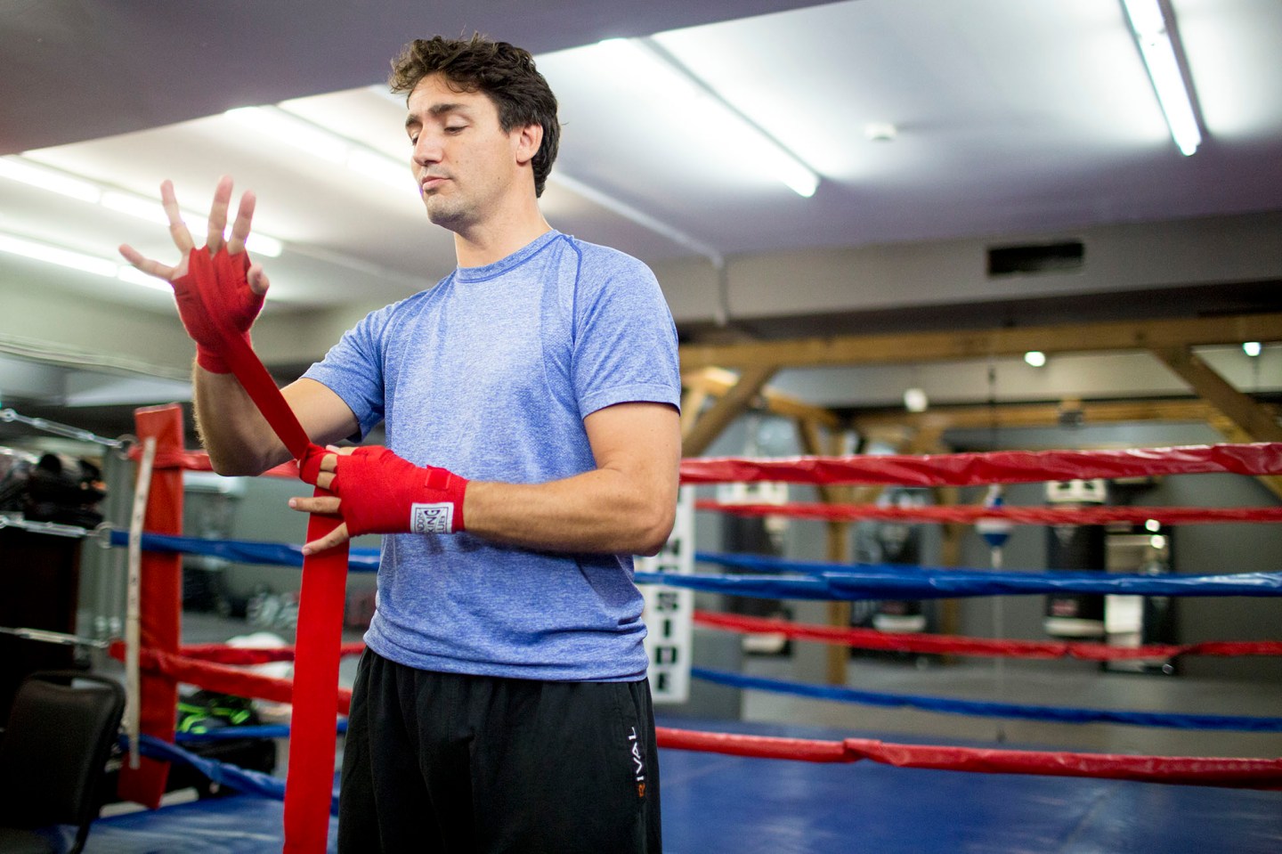 Justin Trudeau Boxing