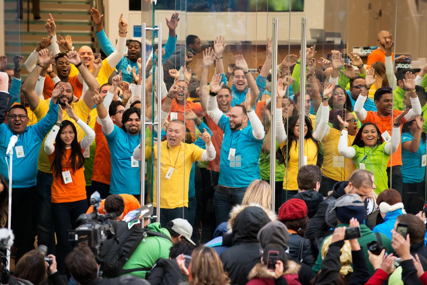 Microsoft Opens Flagship Store On New York's Fifth Avenue