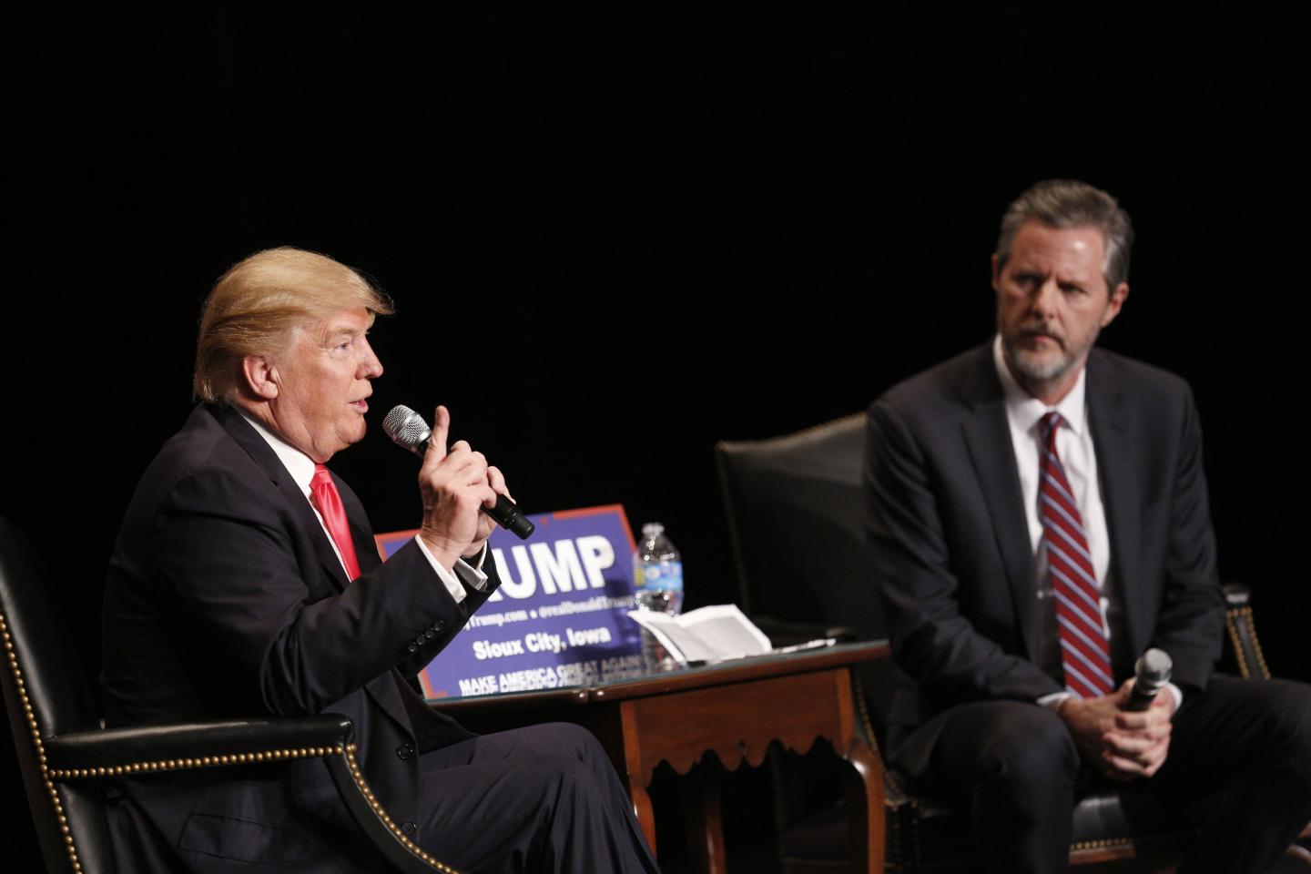 Presidential Candidate Donald Trump Holds Iowa Campaign Rallies