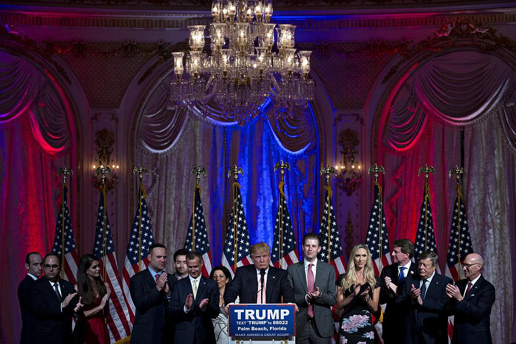 Presidential Candidate Donald Trump Holds Election Night News Conference