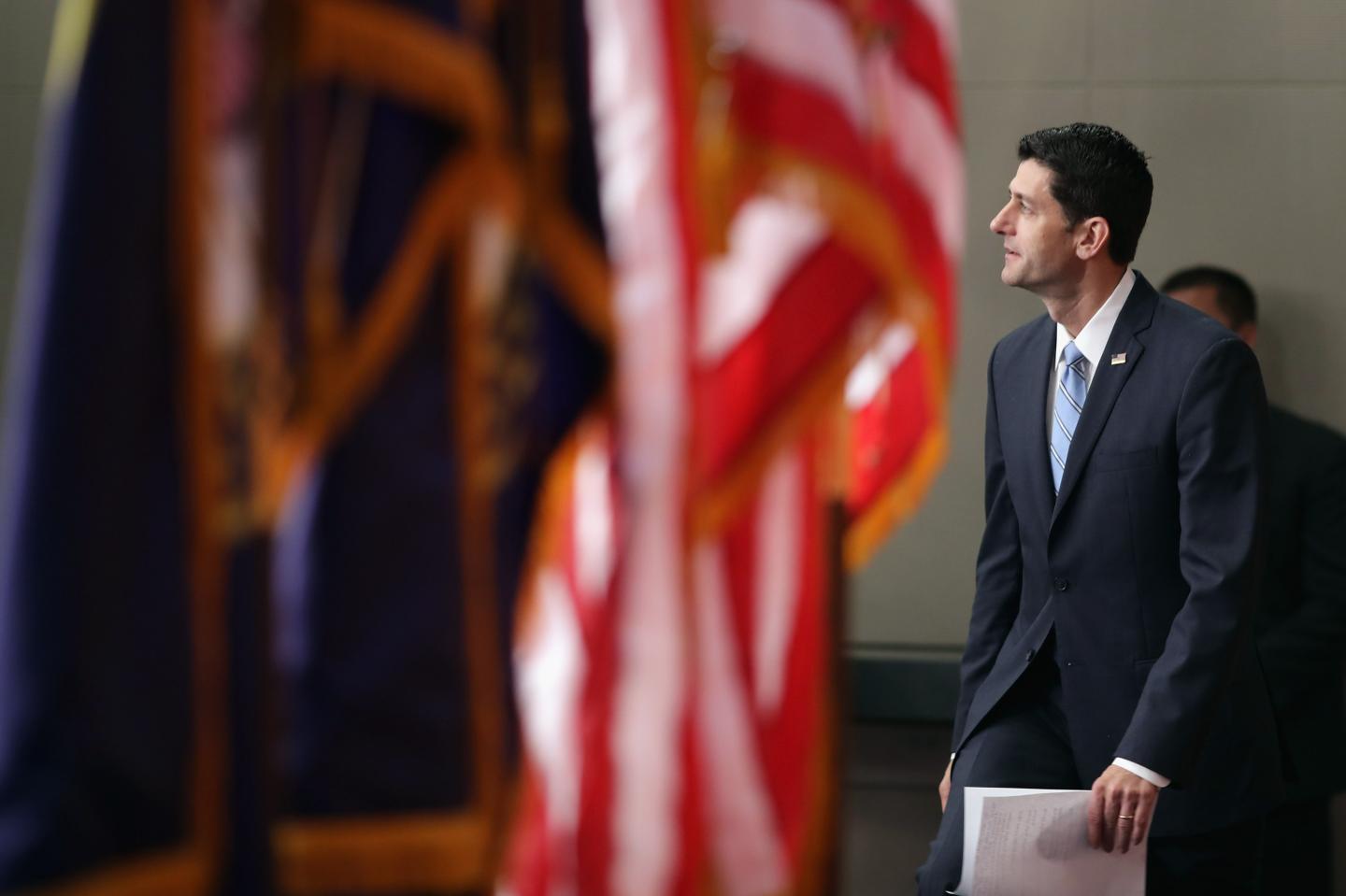 House Speaker Paul Ryan Holds Weekly News Conference