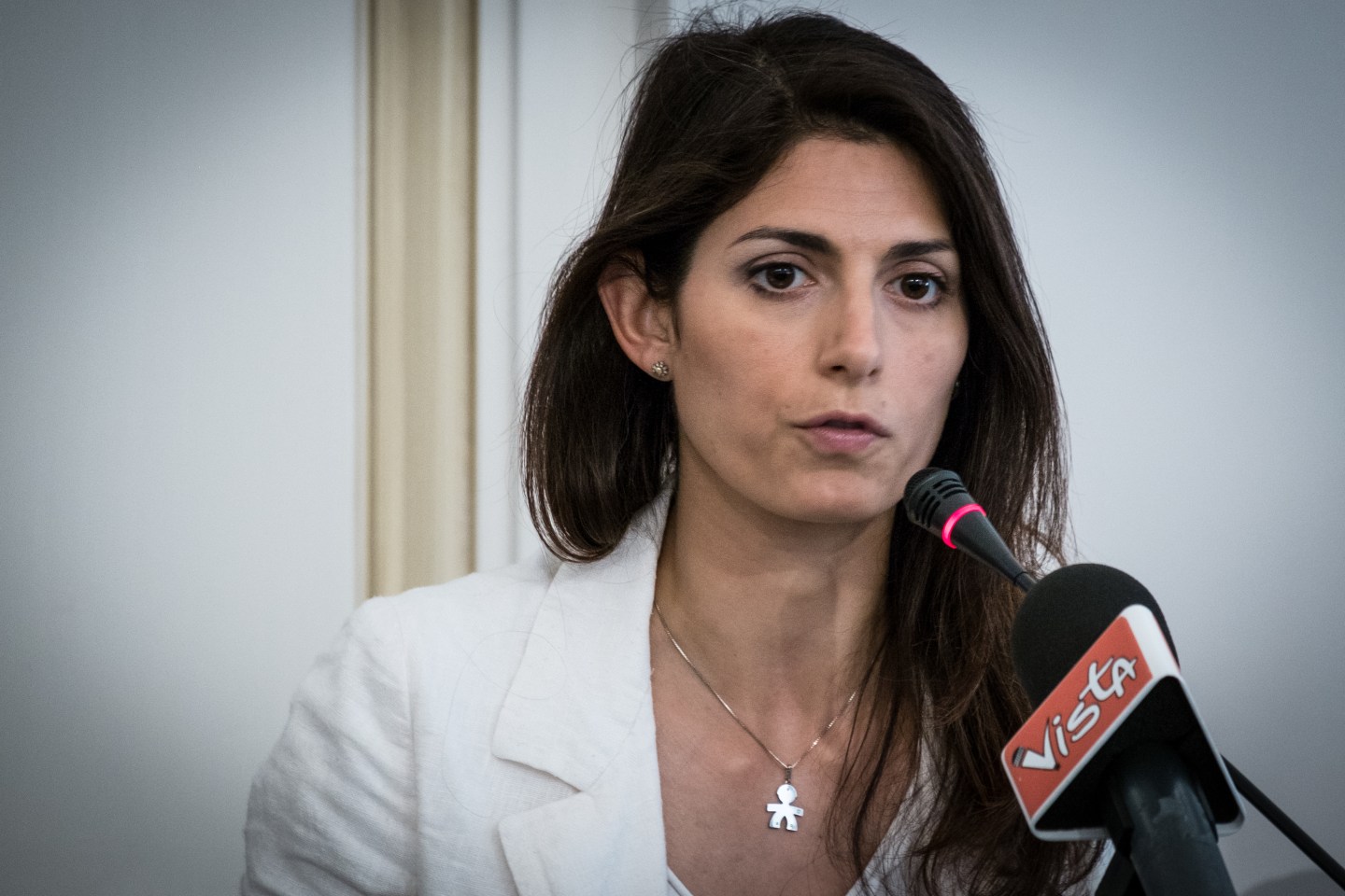 Virginia Raggi, the candidate for mayor of Rome M5S at the