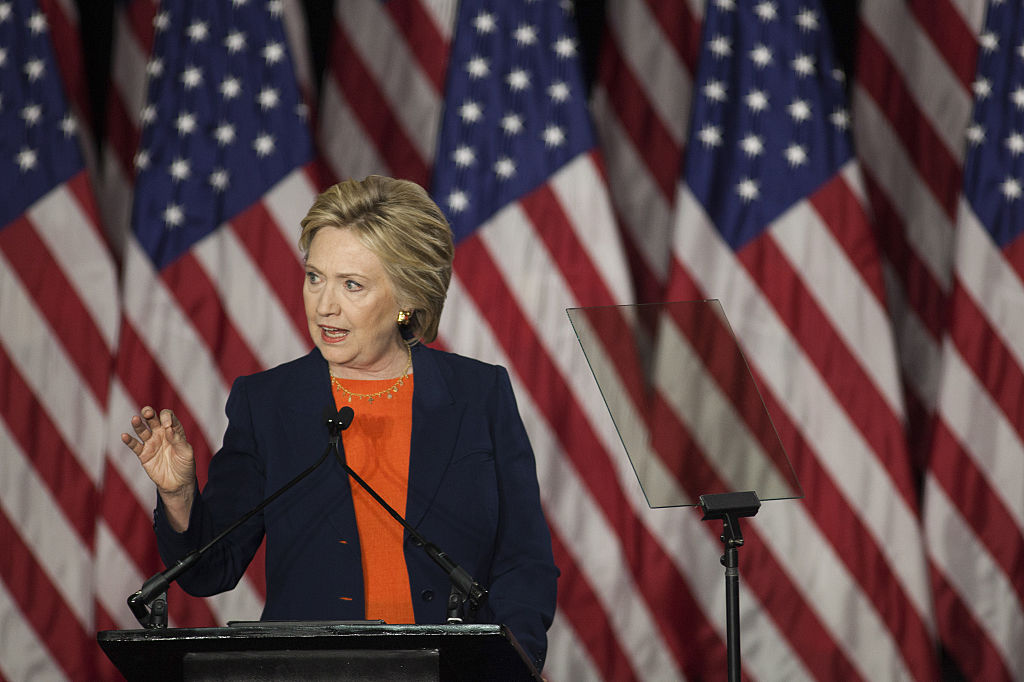 Presidential Candidate Hillary Clinton Delivers Speech On Foreign Policy